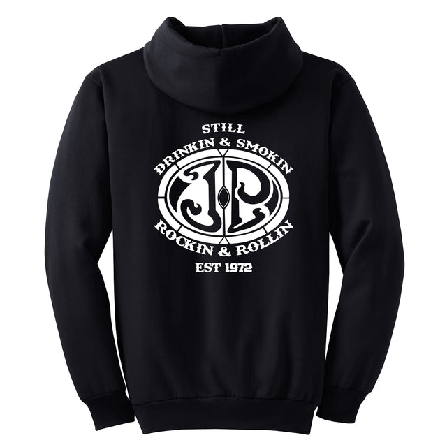 John and Peter's The OG Logo Black Zip Up Hoodie