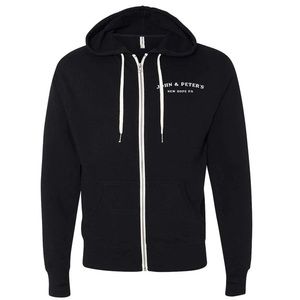 John and Peter's The OG Logo Black Zip Up Hoodie – Mixed Threads
