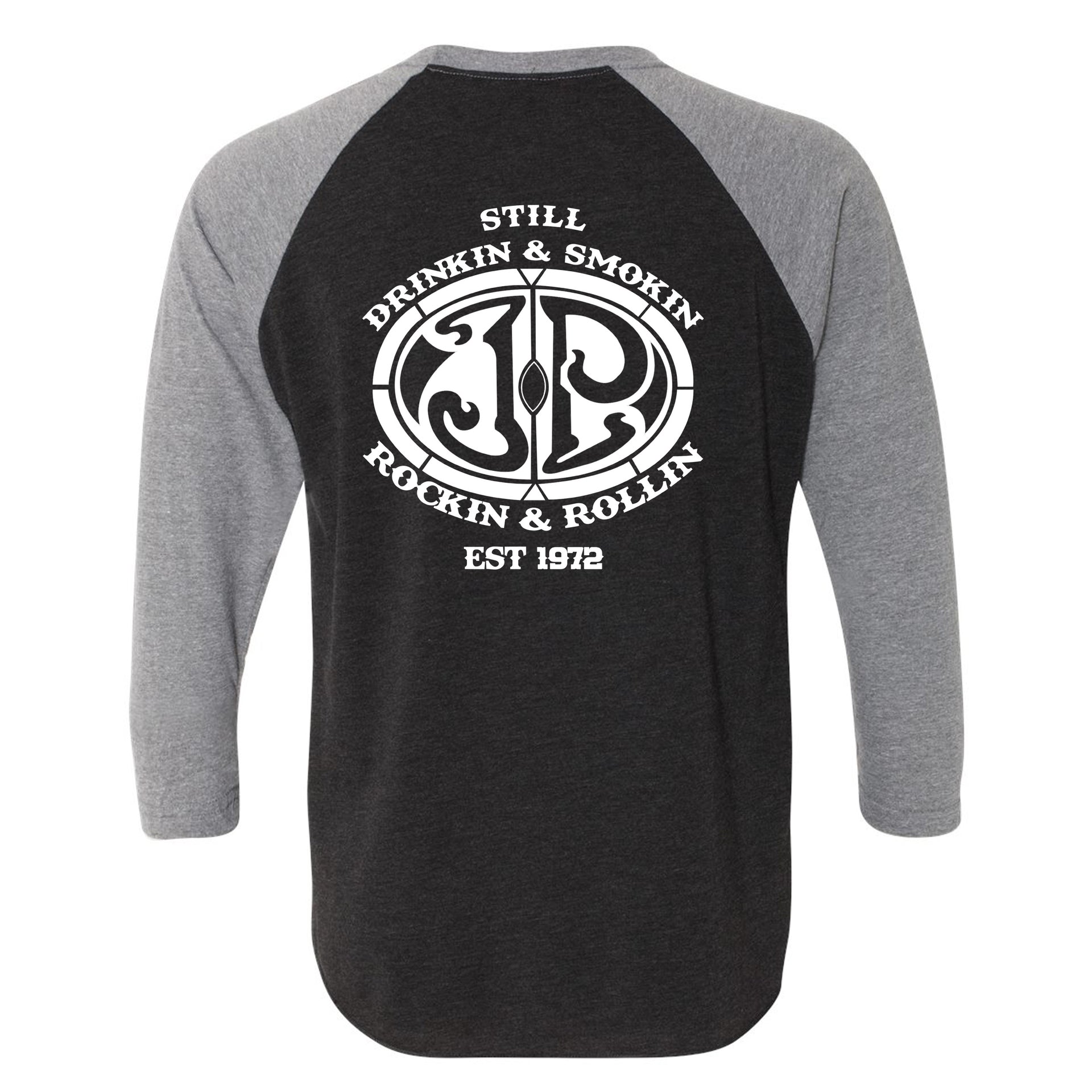John and Peter's The OG Logo Charcoal 3/4 Sleeve