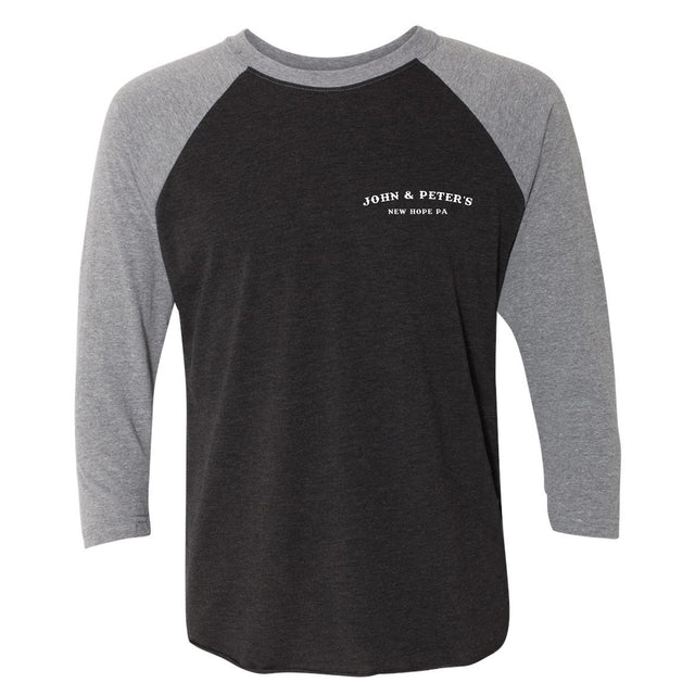 John and Peter's The OG Logo Charcoal 3/4 Sleeve