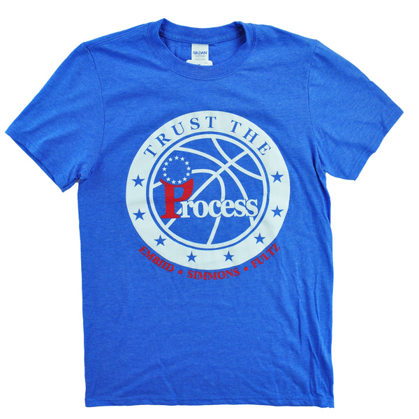  Philadelphia Trust the Process T-shirt : Clothing