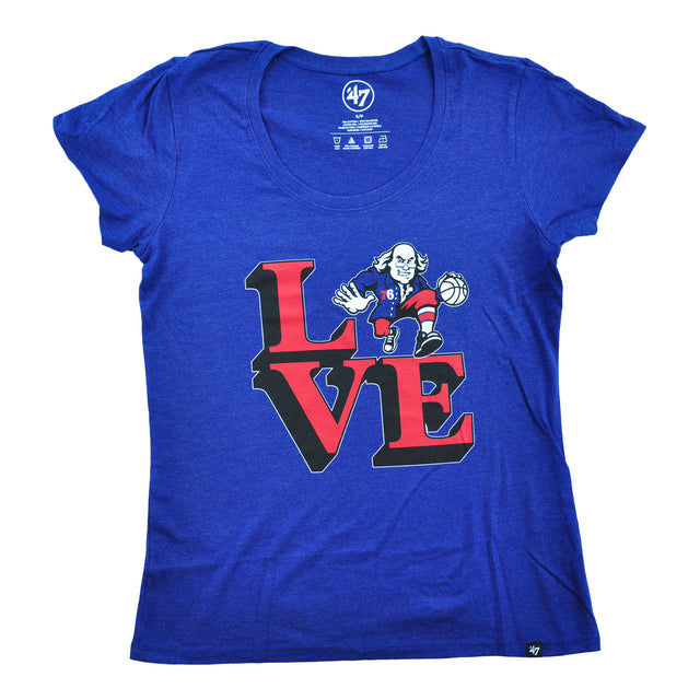 76ers Club Tee scoop Neck Womens