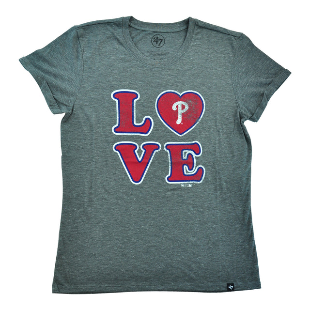 Phillies LOVE Triblend Match Hero Ladies