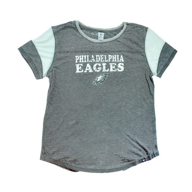 Eagles Black Fade Out Boyfriend Tee