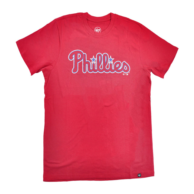 Phillies Wordmark Super Rival Tee