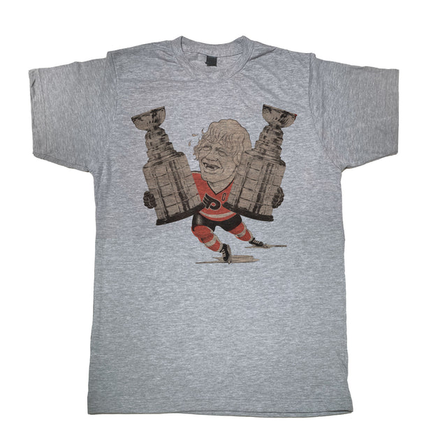 Bobby Clarke Flyers Stanley Cup Champs Tee