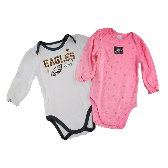 Eagles Girl 2 pk Onesies