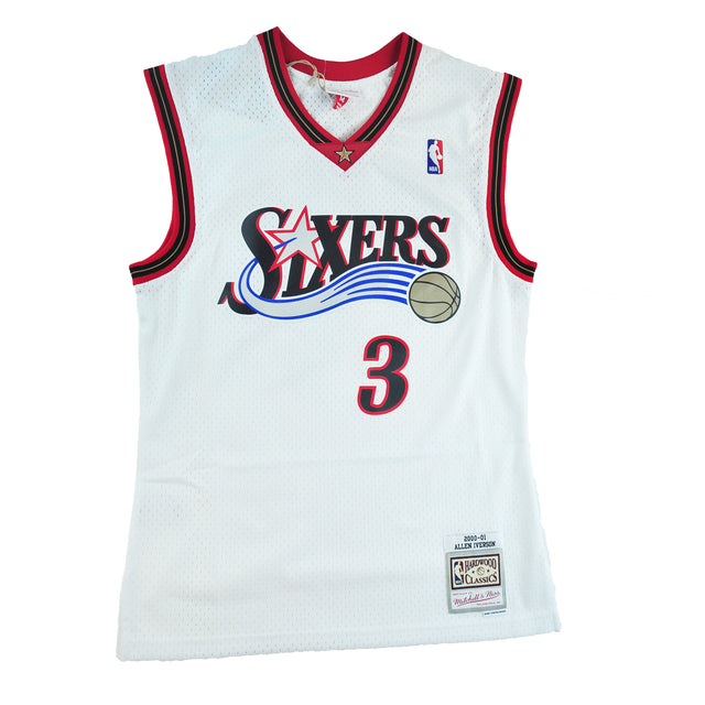 Allen Iverson Swingman Jersey White