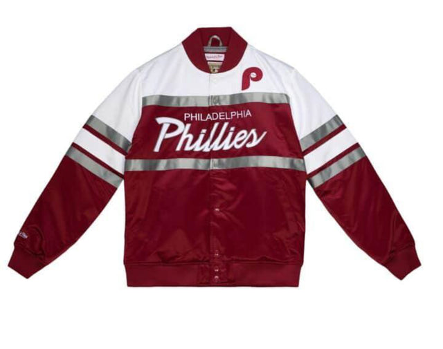 Phillies Special Script Heavyweight Satin Jacket