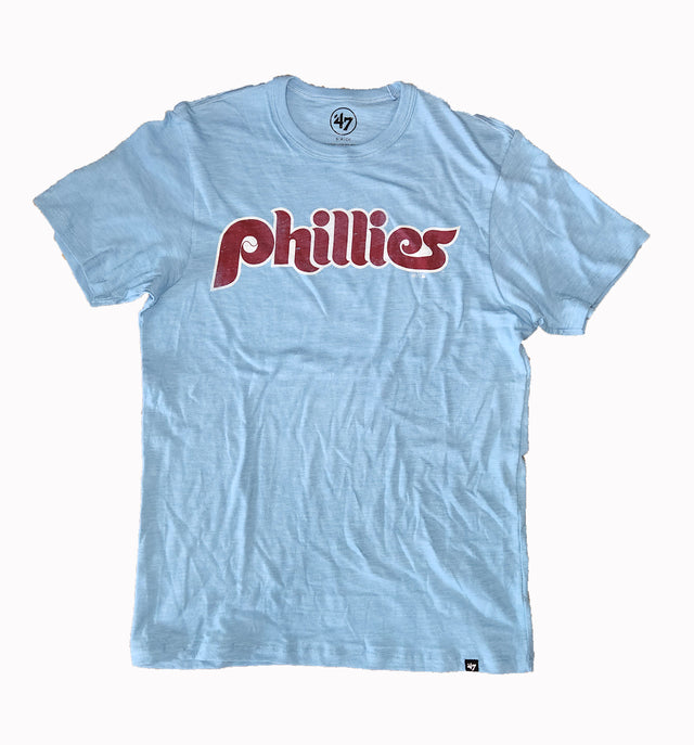 Phillies Carolina Grit Wordmark Cooperstown Scrum Tee