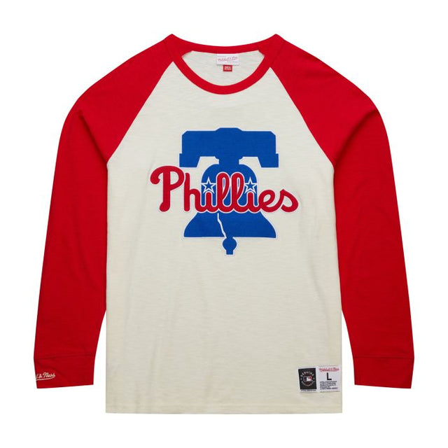 Phillies Legendary Slub Current Logo L/S Tee