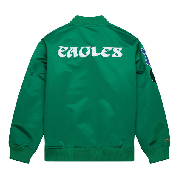 Mitchell and ness eagles satin jacket online