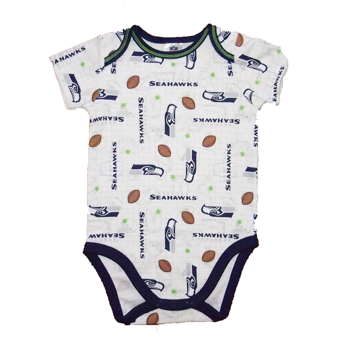 STL Seahawks 3 pack Onesie