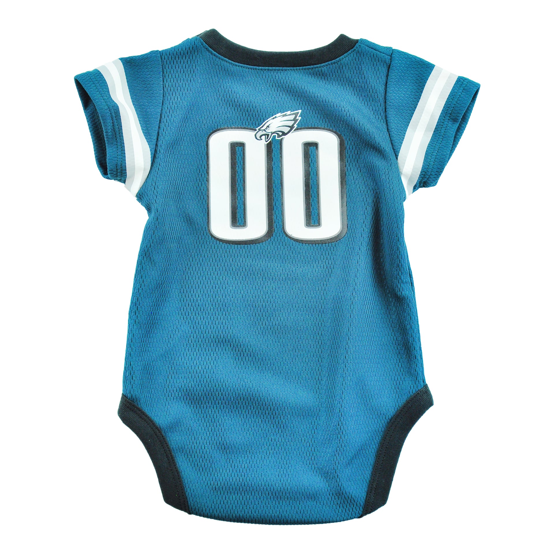 Eagles Dazzle Stripe Sleeve Onesie