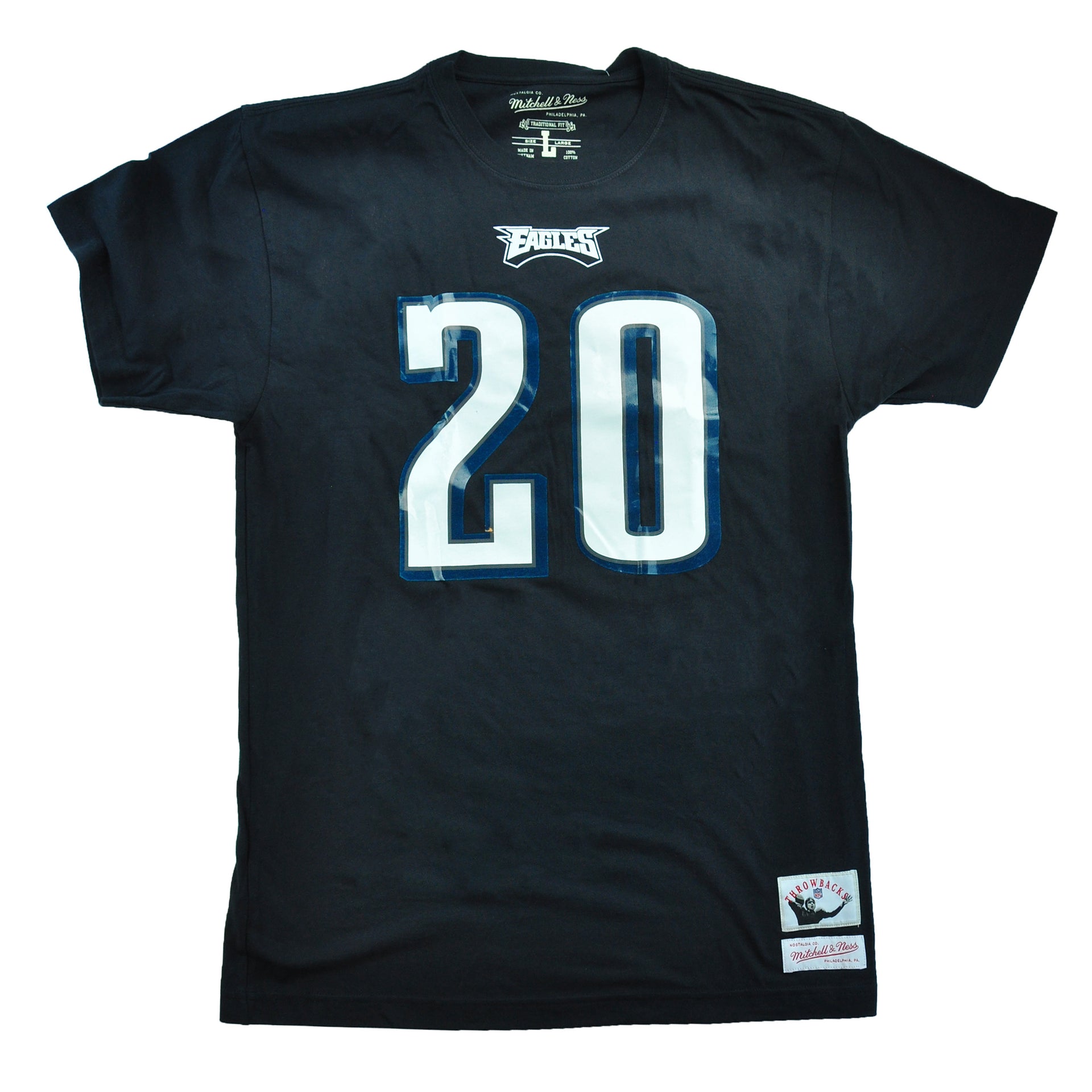 Eagles Brian Dawkins Name and Number Tee Mens