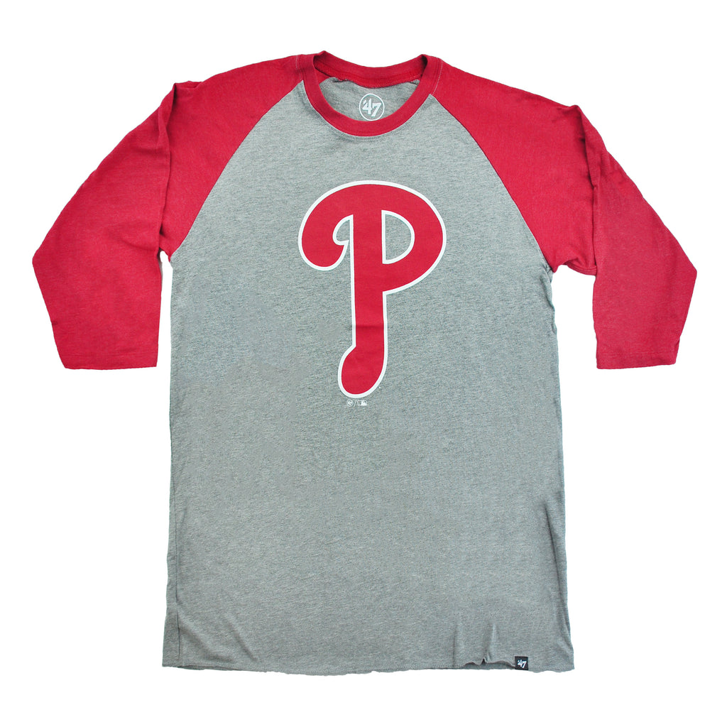 Phillies  Slate Grey Imprint Club Raglan Tee