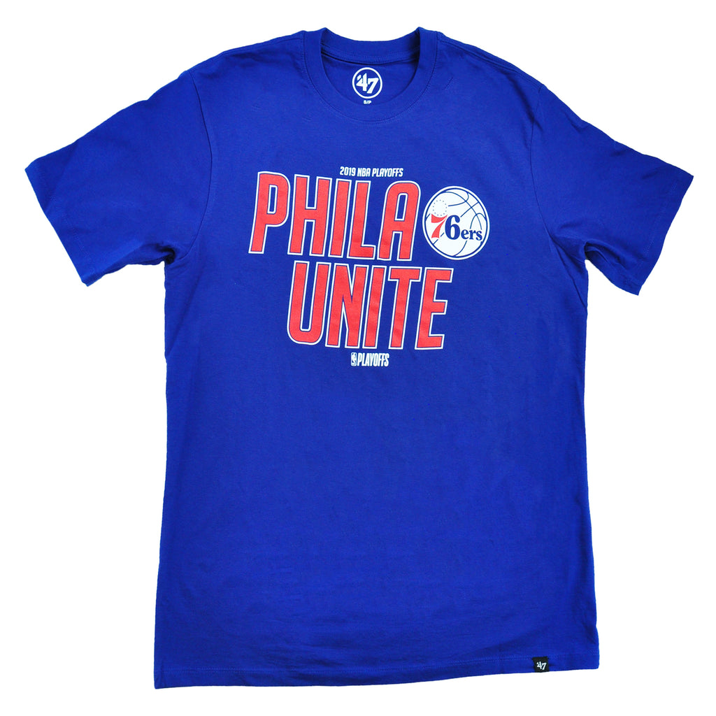 76ers Royal Playoff Super Rival Tee