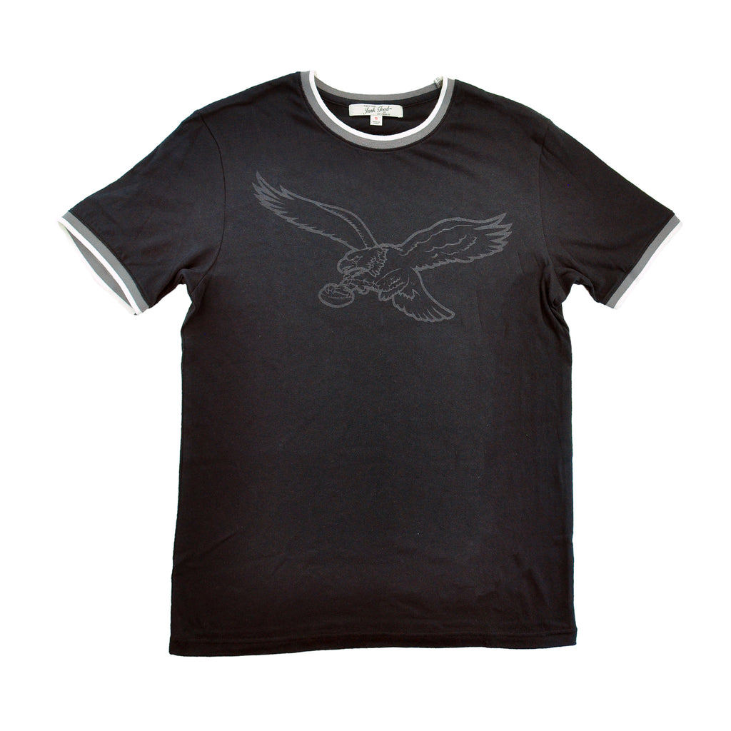 Eagles Subtle Outline Ringer Tee