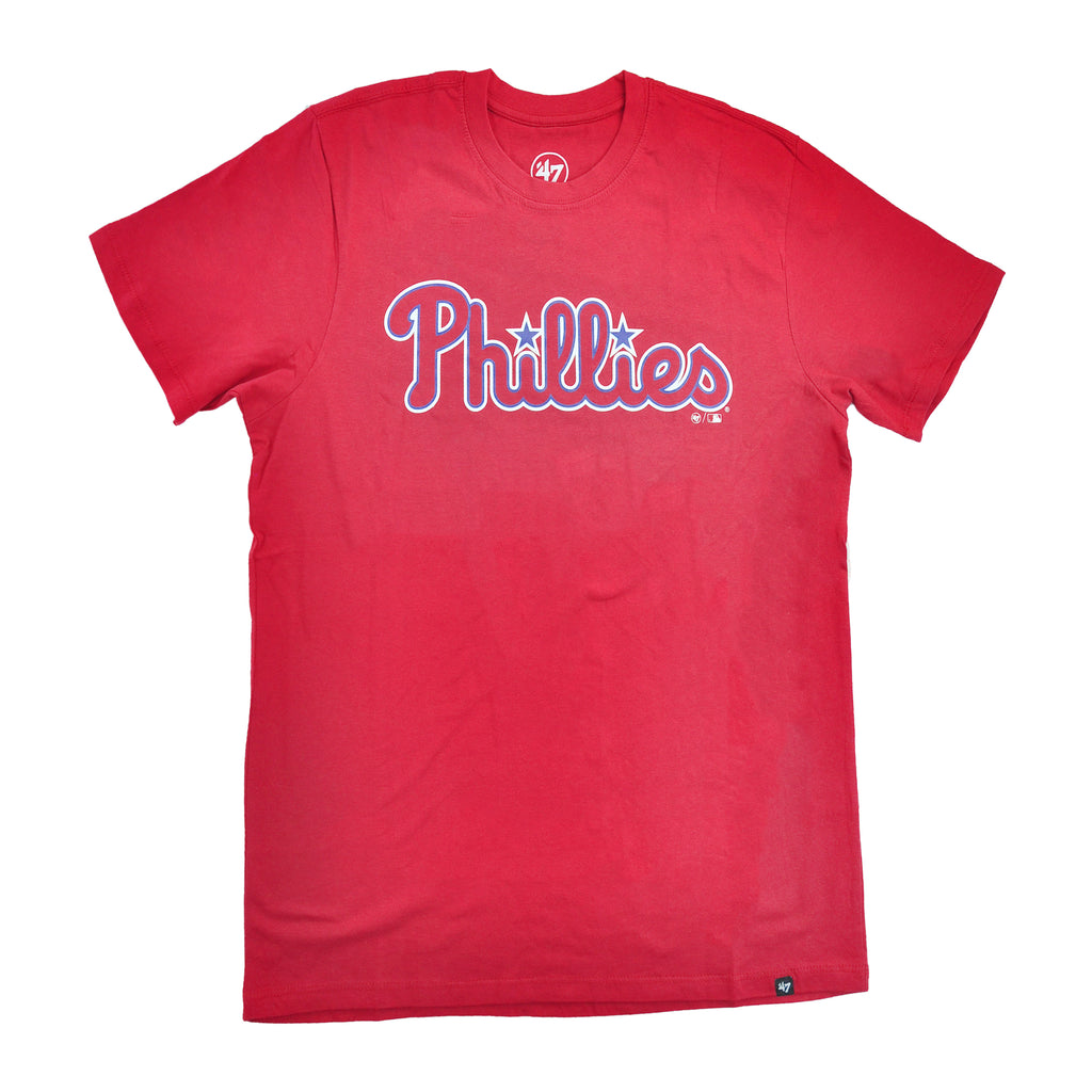 Phillies Wordmark Super Rival Tee