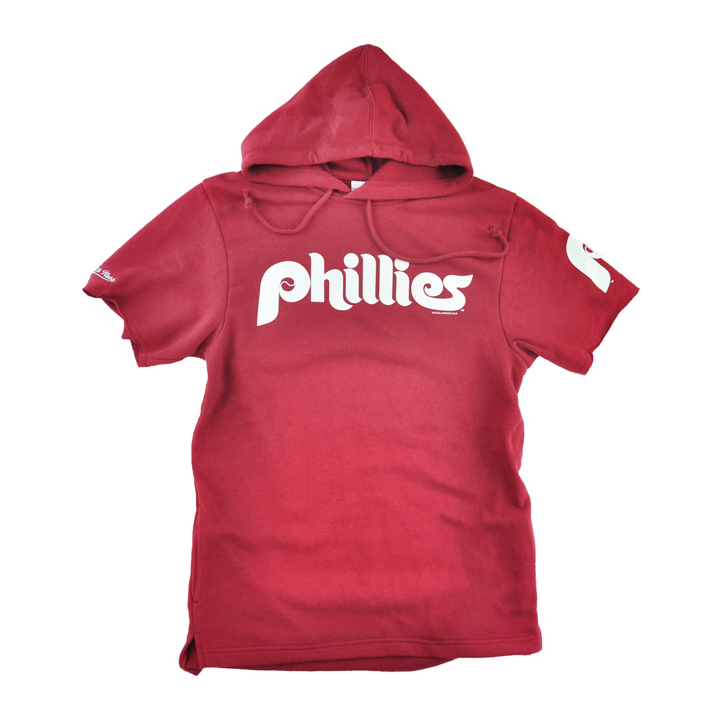 Philadelphia Phillies World Series 2009 Hoodie Mens Medium Red Cotton Blend  MLB