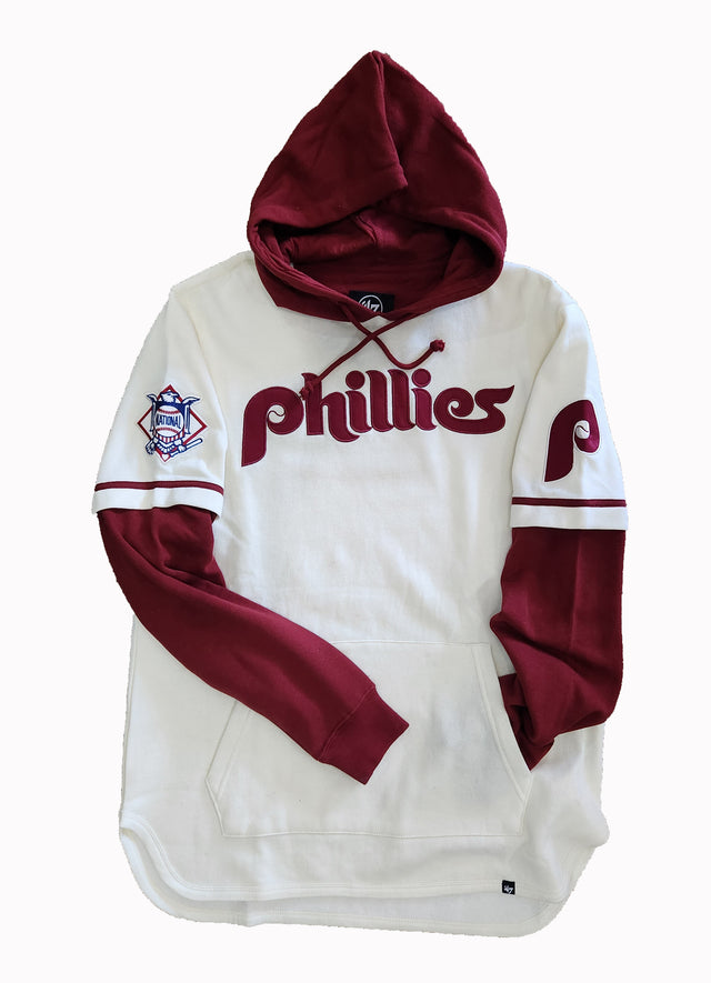 Phillies Trifecta Shortstop Pullover Cream
