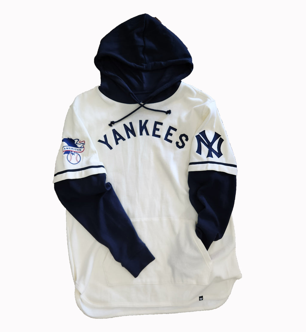 NY Yankees Trifecta Shortstop Pullover Cream