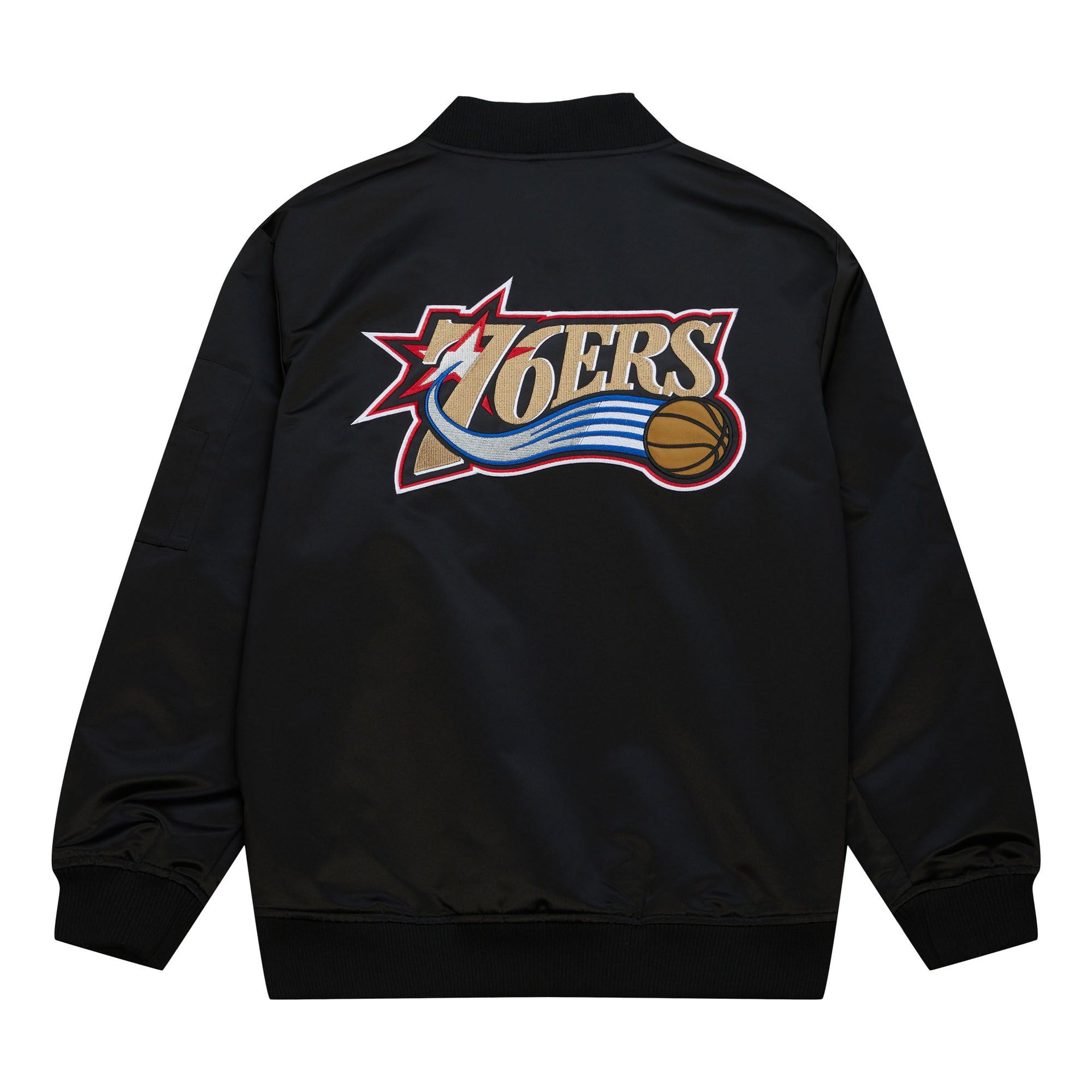 Sixers Lightweight Satin Bomber