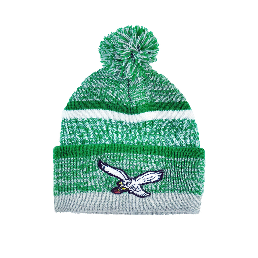 Eagles Static Stripe Pom Hat